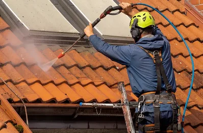 Démoussage et hydrofuge de toiture à Plouray